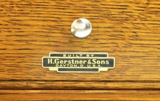 Vintage H.  Gerstner & Sons Dental Toolbox Complete w/ Tools No.  10 - E Vintage Case 6