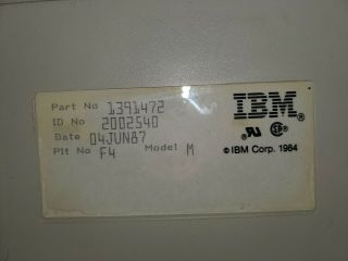Vintage IBM Model M Space Saver Buckling Spring Clicky Keyboard SSK 1391472 4