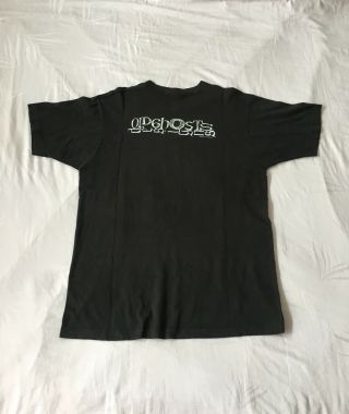 Vtg 90s Old Ghost Design Show Me Your Tits John Grigley Skateboard Punk T - shirt 8