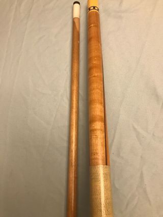 Vintage Meucci MO Two Point Pool Cue Rare Two Piece 20oz 5