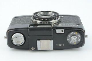 【Very Rare 】Olympus - Pen W Half Frame Black Camera With E.  Zuiko - W 25mm F2.  8 Lens 5
