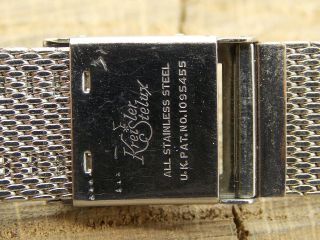 NOS Kreisler Stelux Vintage Stainless Steel Mesh Watch Band 17.  5mm 11/16 