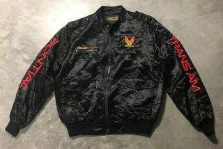 Vintage Style Auto Competition Pontiac Trans Am Embroidered Jacket Men’s Large