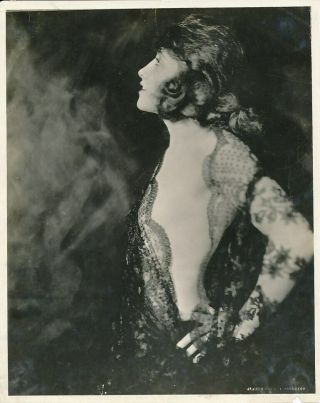 Mary Miles Minter ? Risque Vintage 1910s Silent Screen Portrait Photo