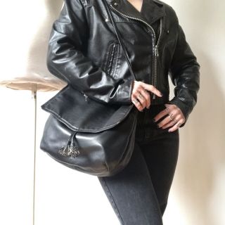Vintage Bottega Veneta Black Leather Shoulder Hobo Bag 80 