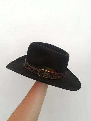 Vintage Stetson Cowboy Hat Size 7 1/8