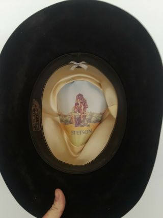 Vintage Stetson cowboy hat size 7 1/8 2