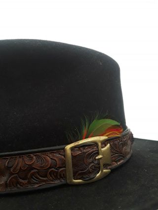 Vintage Stetson cowboy hat size 7 1/8 3