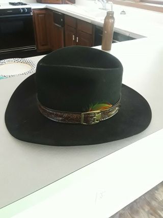 Vintage Stetson cowboy hat size 7 1/8 4