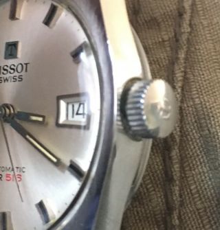 Vintage Late 1960’s TISSOT Automatic PR516 Gents Swiss Watch Quickset Date 5