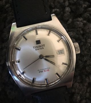 Vintage Late 1960’s TISSOT Automatic PR516 Gents Swiss Watch Quickset Date 8