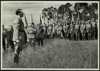 Adolf Hitler,  Cigarette Picture 33,  Printed In 1935