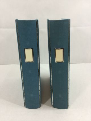 Vintage National Binders 3 " Set Of 2 87 - 802 Hinge 4 Ring Lock Booster 14.  5x11x3 "