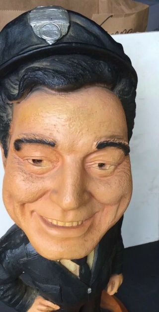 RARE Vintage Ralph Kramden The Honeymooners Esco Chalkware Statue Figure 18 1/2 3