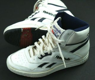 Vintage 80s Reebok Hi High Top Mens 9.  5 Shoes Sneakers Bb4600 Retro