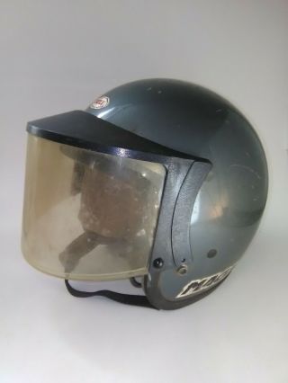 Vintage Helmet With Visor