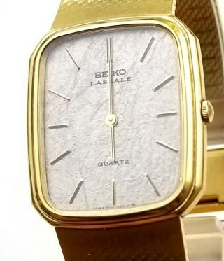 RARE,  UNIQUE Vintage Men ' s Watch SEIKO LASSALE 5930 - 5529 2
