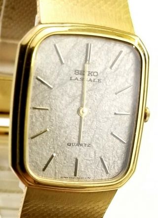 RARE,  UNIQUE Vintage Men ' s Watch SEIKO LASSALE 5930 - 5529 4