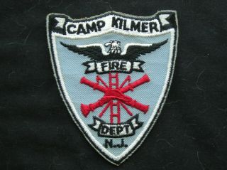 Wwii Era Camp Kilmer Nj Fire Dept.  Shoulder Patch Piscataway Edison