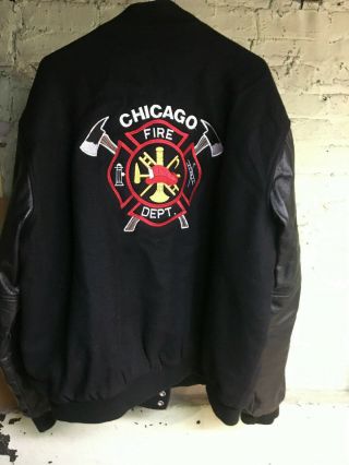 Chicago Fire Department Game Sportswear Varsity Jacket Men 