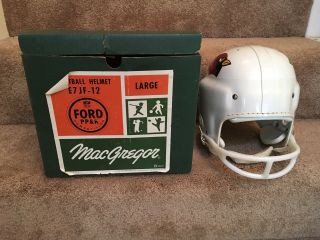 Vintage Macgregor E7j St Louis Cardinals Football Helmet W/ Box - Pp&k