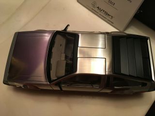 Autoart Delorean DMC - 12 Satin Finish First Release 79911 Extremely Rare 1/18 6