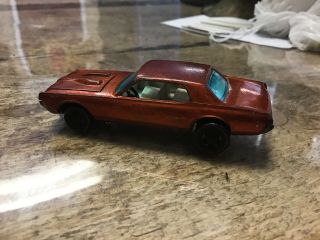 VINTAGE HOT WHEELS REDLINE 1967 CUSTOM COUGAR CANDY ORANGE 2