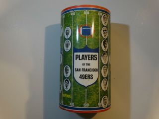 Vintage Very Rare 1971 Nfl San Francisco 49ers Trash Can By Cheinco