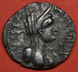 Extremely Rare Silver Denarius,  Civil Wars: Pro - Vitellian Forces In Gaul,  Ad 69
