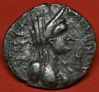 EXTREMELY RARE SILVER DENARIUS,  CIVIL WARS: PRO - VITELLIAN FORCES IN GAUL,  AD 69 4