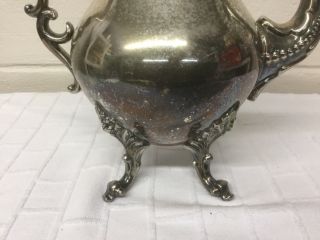 VINTAGE SILVER ON COPPER TEA POT WITH HALLMARKS early 1900’s 4