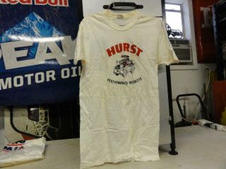 Vintage Drag Racing Shirt Hurst Hot Rod Fiat Med
