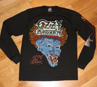 1984 Ozzy Osbourne Vtg Concert Tour Shirt (s/m) Rare 80 