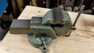 Vintage Baby Bison Vise Poland Machinist Tight No Backlash FPU Vice 63mm Jaw 2