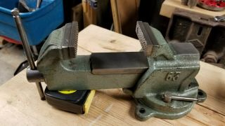 Vintage Baby Bison Vise Poland Machinist Tight No Backlash FPU Vice 63mm Jaw 8