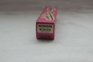 Vintage wonder blocks Magic trick 3