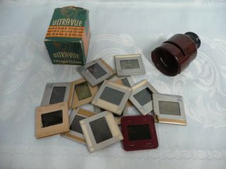 Vintage Bakelite Ultra - Vue Viewer W/slides Of 1930 