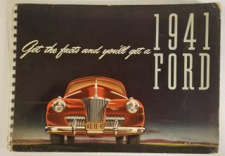 Vintage 1941 Ford Dealer Showroom Album.