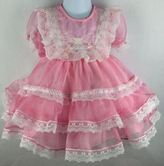 Vintage Syle Girls Toddler Set Of 2 Dresses