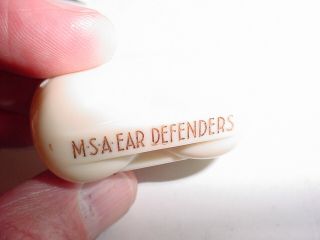 vintage WWII US Navy pilot M - S - A Ear Defenders plugs in Case & box WW2 4