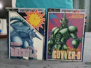 Gregcole & Guyver - 0 Vintage Rare Model Kit Max Factory Japan Guyver