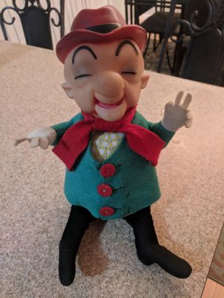 Vintage Rare 1962 Mr Magoo Upa Pictures Plush Stuffed Figure Doll Ideal Toy Co