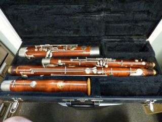 Vintage Schreiber & Sons (sohne) Wood Bassoon W\case Not