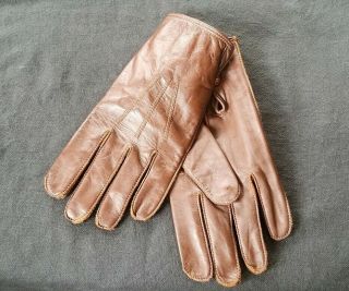 Never Worn - Vintage Rcmp 1976 Horsehide Leather Gloves - Large