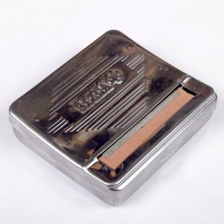 Vintage Rizla Croix,  Cross Cigarette Roller Tobacco Tin Case Made In France