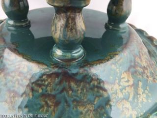 Vintage Art Deco Villeroy & Boch LUXEMBOURG Art Pottery Glazed Centerpiece Bowl 11