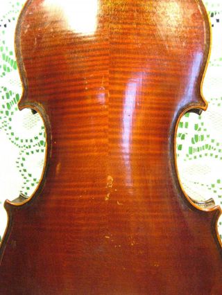 Old Antique Violin Heinrich Th Herberlein Jr.  1924 Markneukirch For Restoration