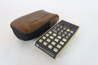 Hewlett - Packard Hp 25 Vintage Calculator,  Case Complete &