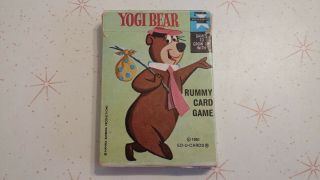Vintage 1961 Ed U Cards Yogi Bear Rummy Card Game