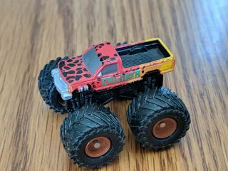 Micro Machines Vintage 1990 Crusher Red Monster Truck Chevy Silverado M58